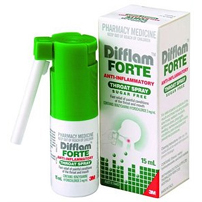 DIFFLAM FORTE THROAT SPRAY Sugar Free 15ml